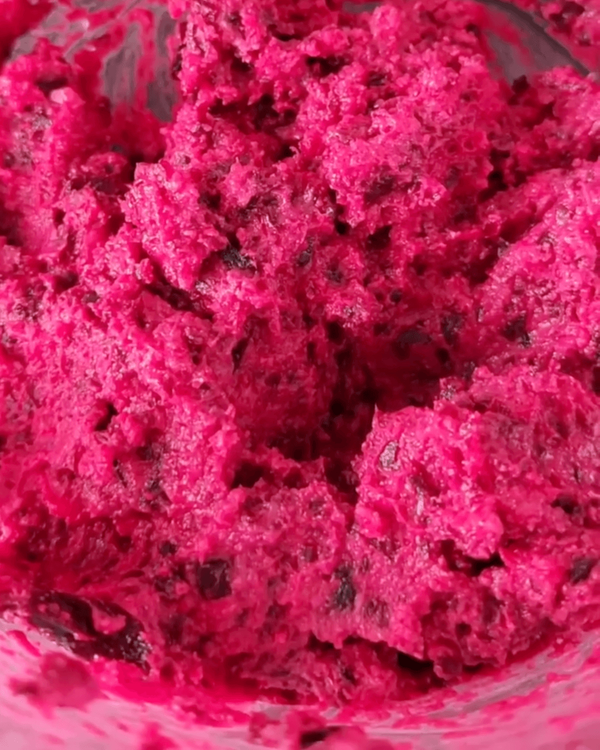 Step 2.1: For beet and ricotta filling, mix ricotta cheese with cooked and mashed beet, salt, and pepper