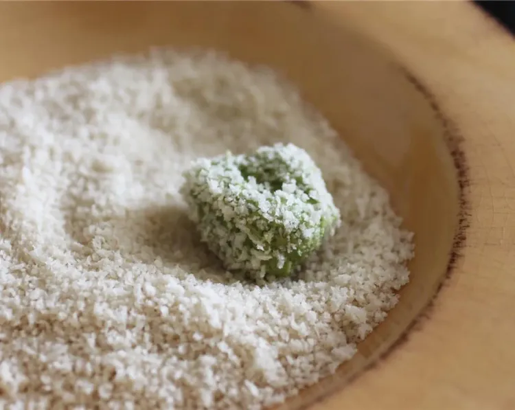 Step 1.1: Roll the mixture into small balls and coat each ball in panko breadcrumbs