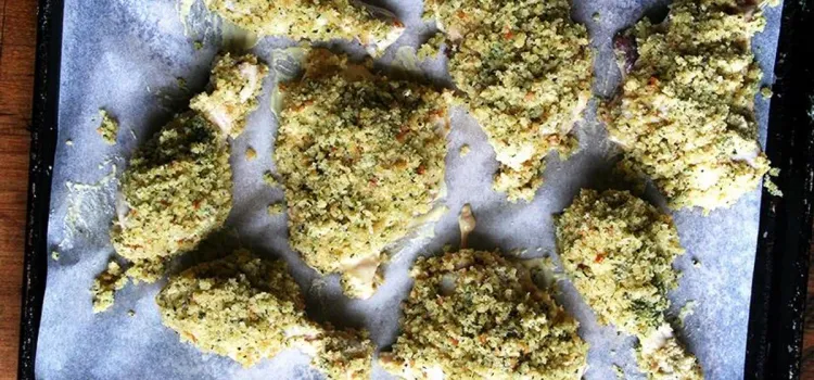 Step 4.1: Line a sheet pan with parchment paper