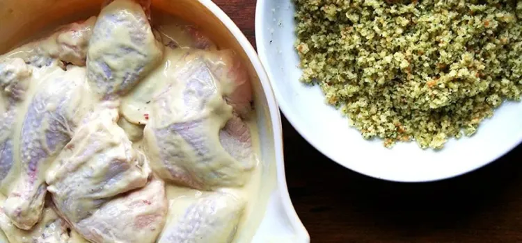 Step 1.1: In a small bowl, whisk together the Dijon mustard and buttermilk