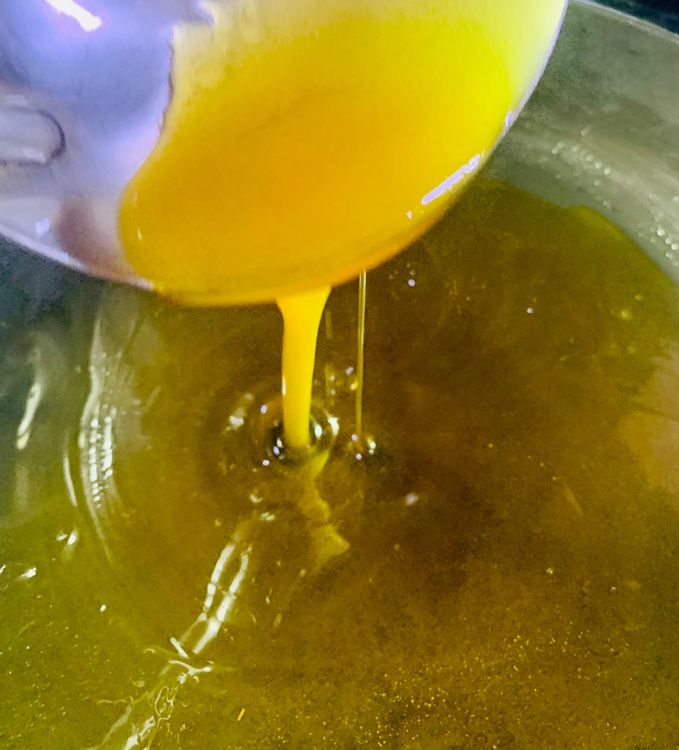 Step 1.5: Add sugar to the pan and cook for 4-5 minutes