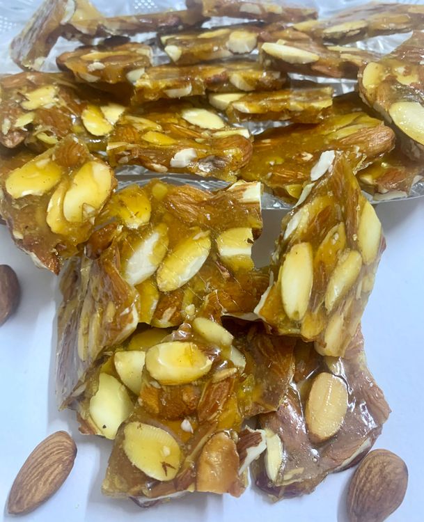 Almond Brittle (Badaam Patti) recipe