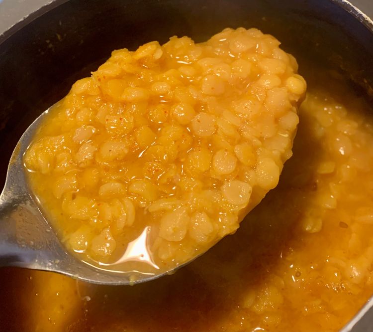 Step 1.1: Once the steam is released completely, open the lid and keep the boiled dal aside