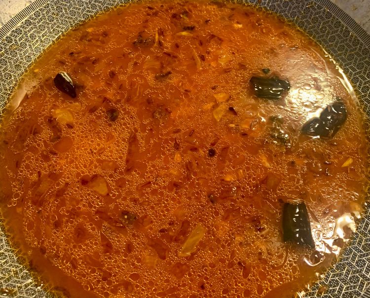 Step 2.1: You can add a little water here in case your boiled dal is a bit thick