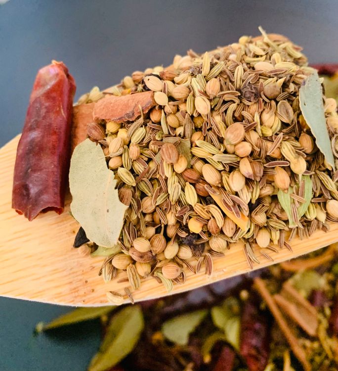 Step 1.1: Keep stirring constantly to avoid burning the spices