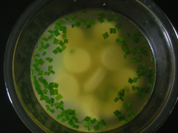 Step 1.1: Serve hot with accompaniments such as soup, greens, and chicken