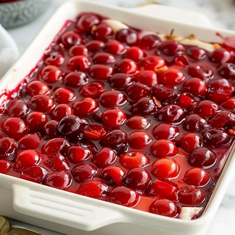 No-Bake Cherry Cheesecake Bars recipe