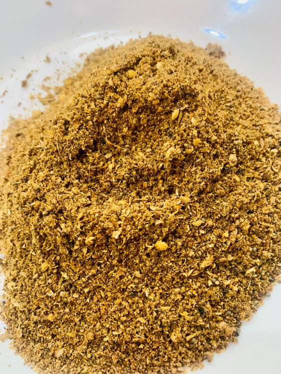 Step 1.3: In a dry pan, roast the mustard, fennel, coriander, cumin, nigella, fenugreek, and carom seeds for a few minutes until fragrant
