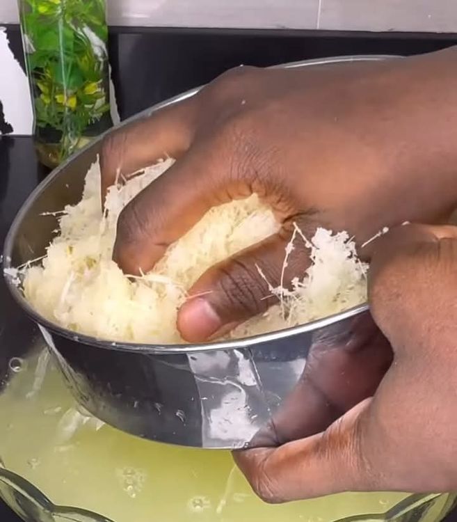Step 1.1: Squeeze the juice out completely