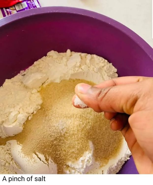 Step 1.3: Using a big bowl, add your flour and all your dry ingredients