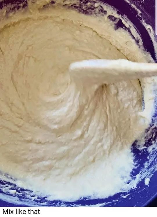 Step 1.1: Mix thoroughly, making sure there are no lumps