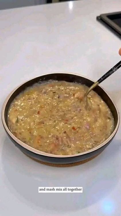 Step 1.2: Add the sardine and mash it into the mixture