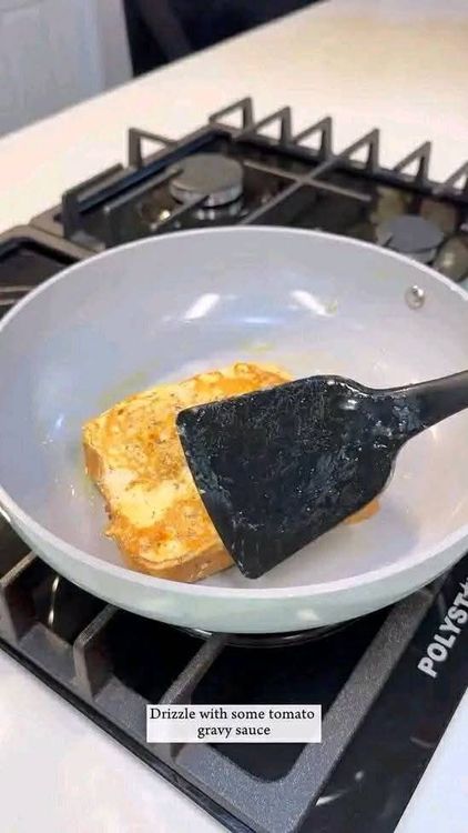 Step 1.2: Place the coated bread in the pan and cook all sides until golden brown and crispy