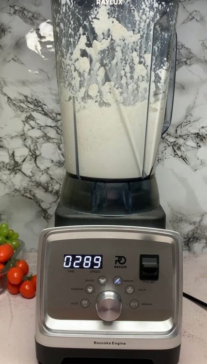 Step 1.1: Blend the fresh coconut to extract the milk