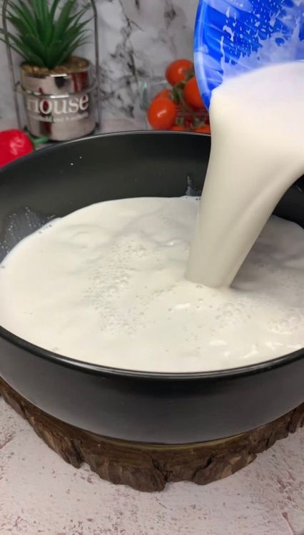 Step 1.6: Mix the extracted coconut milk with powdered milk and condensed milk until well combined