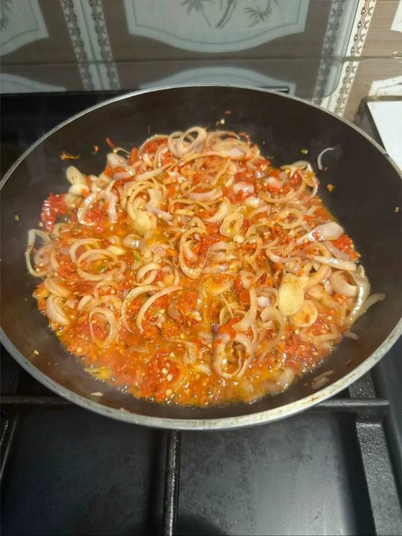 Step 1.5: Add seasoning cubes, salt, curry masala, ginger, and garlic paste