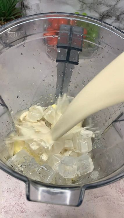Step 1.6: Pour all the other ingredients into your blender, add enough tigernut milk, and blend until smooth
