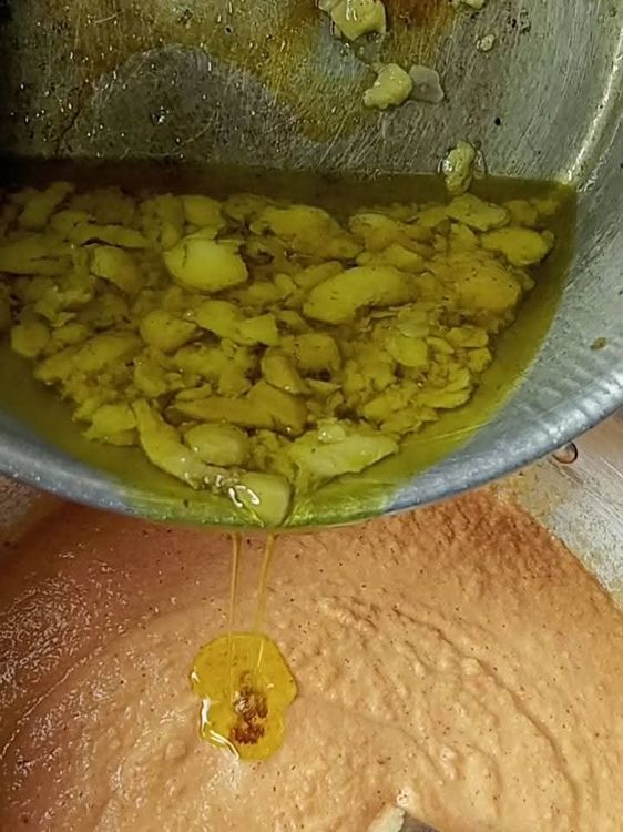 Step 2.3: Pour the blended mixture into a large bowl