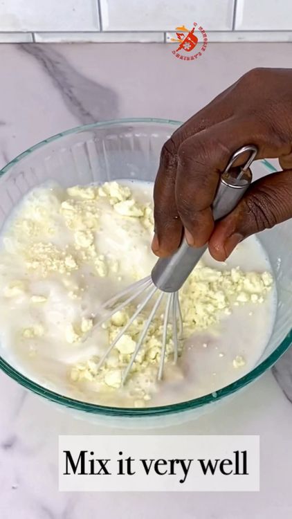 Step 1.1: Stir the mixture thoroughly until it is thick and well combined