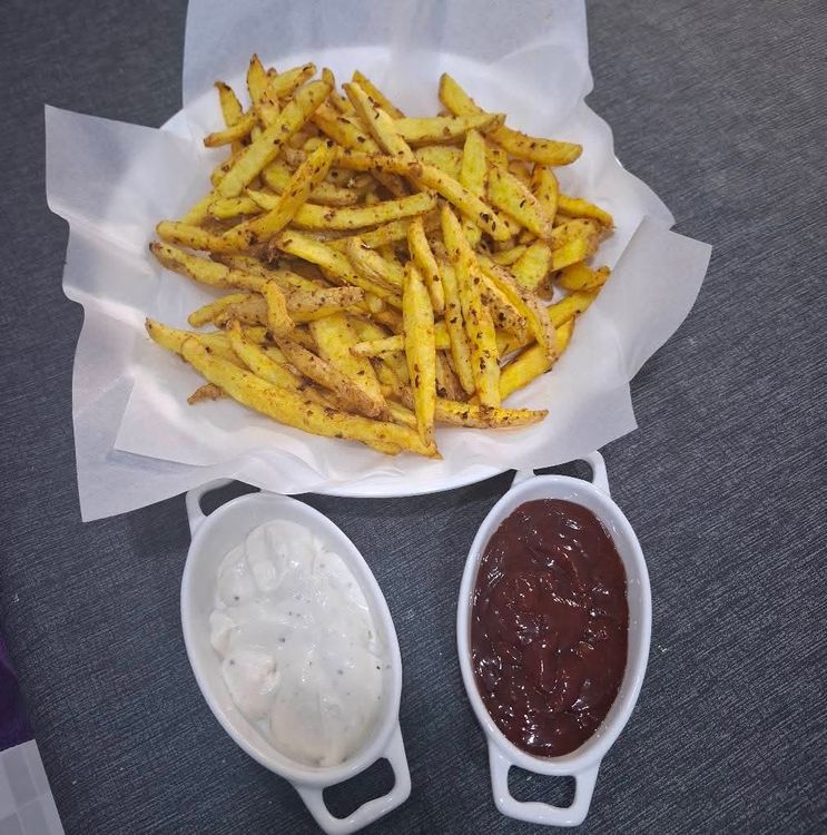Step 1.2: Drain the fried chips on paper towels to remove excess oil