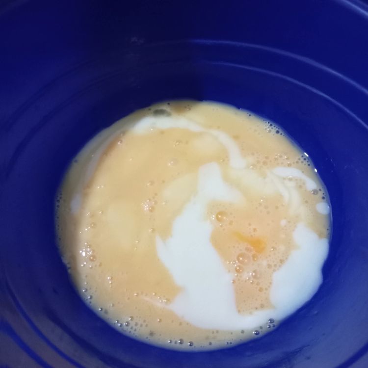 Step 1.1: Add milk, yogurt, or water and whisk well