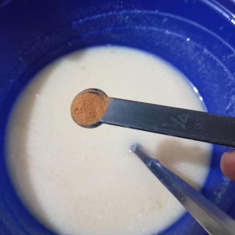 Step 1.1: Add cinnamon if desired and mix