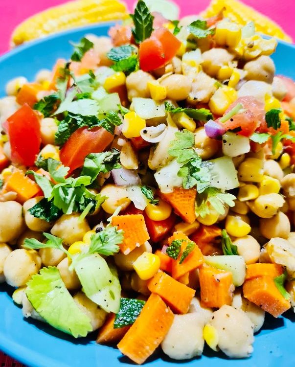 Chickpea and Corn Salad recipe
