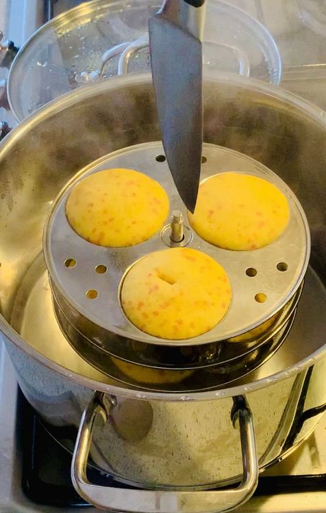 Step 1.2: Steam the dhokla for approximately 15 minutes or until it is fully cooked