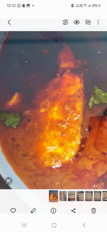 Step 1.1: Add 2 tbsp oil in pot with fried onion and the rest of the spices ie 1/2 tsp turmeric/halad, 1/2 tsp chilli powder/cayenne pepper,1/2 tsp whole cumin/jeera