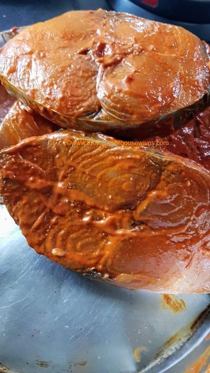 Step 1.1: Rub the paste all over the fish and let it marinate for at least 30 minutes