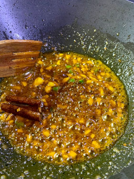 Step 1.1: Add salt, turmeric and red chilli powder