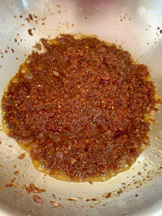 Step 3.2: Add jaggery and mix