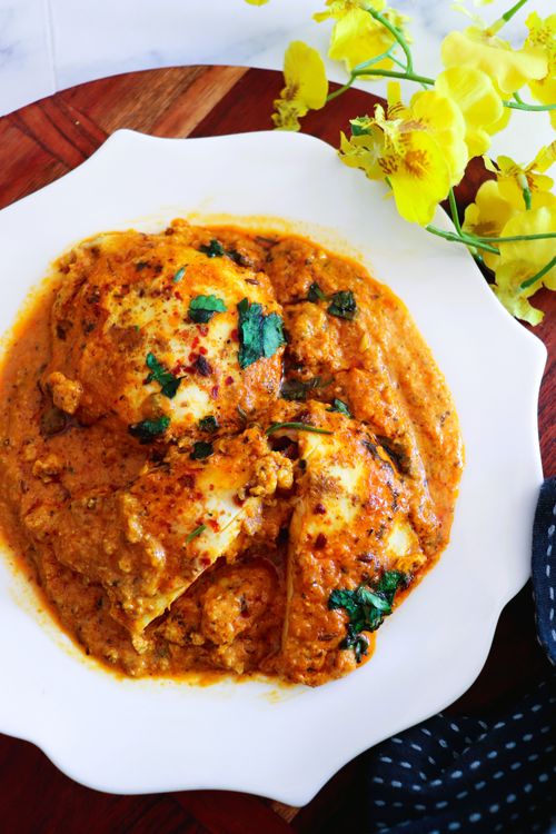 Anda Lababdar (Poached Egg Curry) recipe