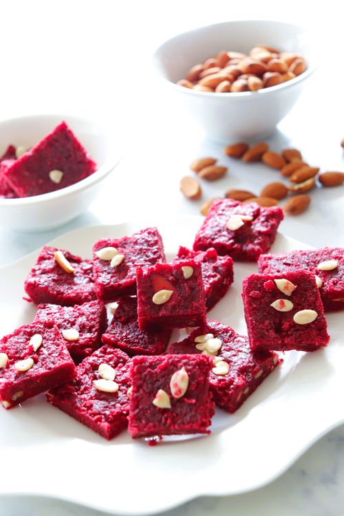 Beetroot Coconut Burfi recipe