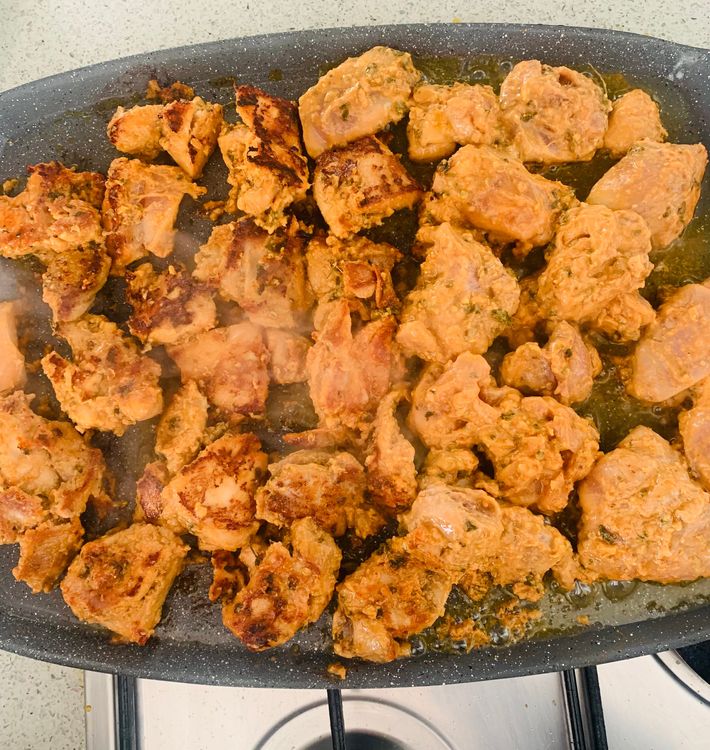 Step 3.1: Cook each side for 5-7 minutes until charred and fully cooked