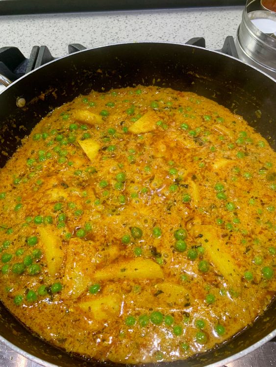 Step 4.1: Cover and cook for 8–10 minutes, or until the potatoes are soft