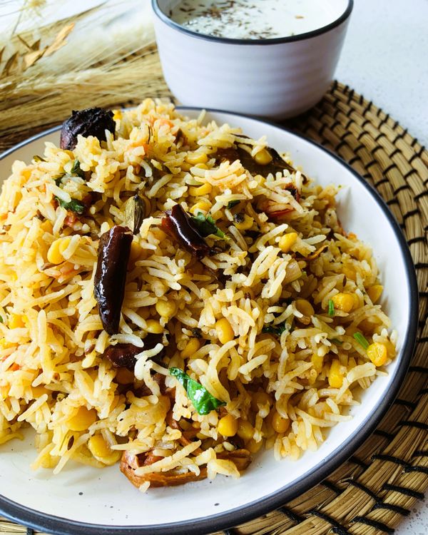Chana Dal Pulao (Punjabi-Style) recipe