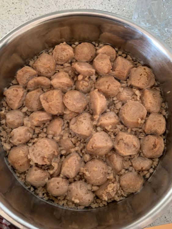 Step 1.1: Soak the [soya chunks](https://amzn