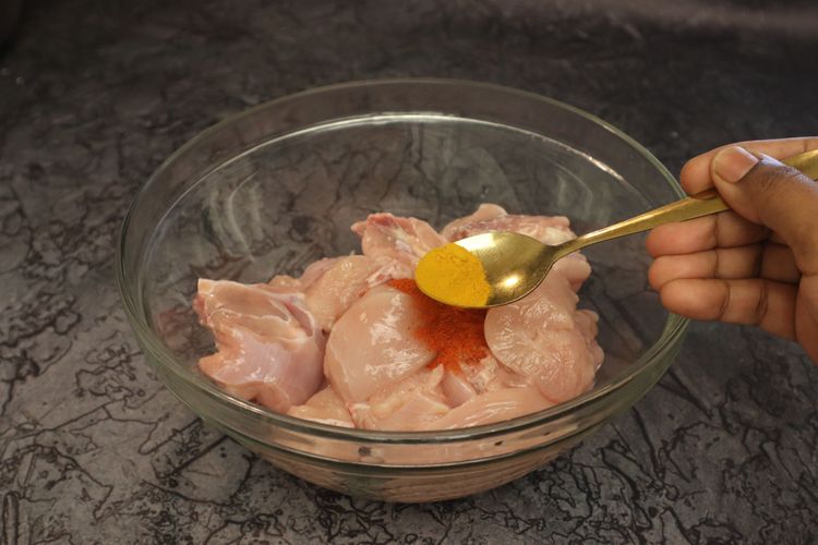 Step 1.3: Marinate the chicken