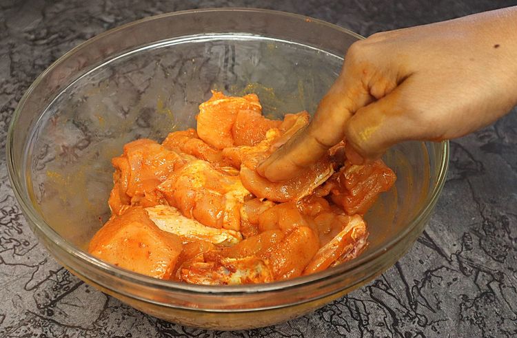 Step 1.5: Marinate the chicken