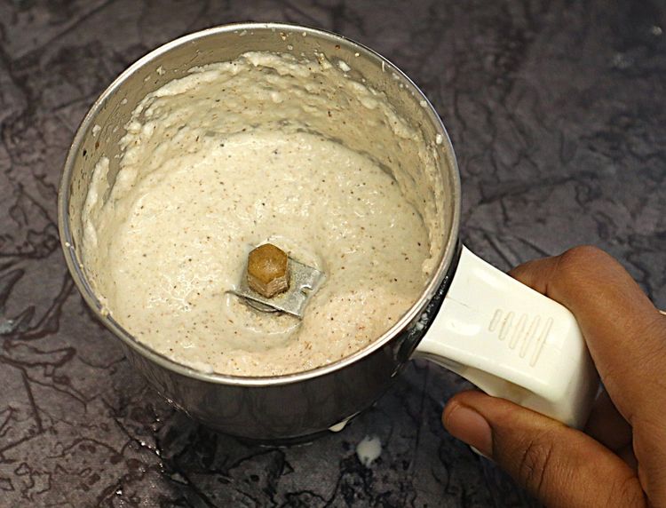 Step 1.8: Grind ingredients for the masala