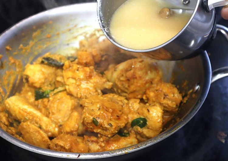 Step 1.1: Add the required water until the chicken is immersed
