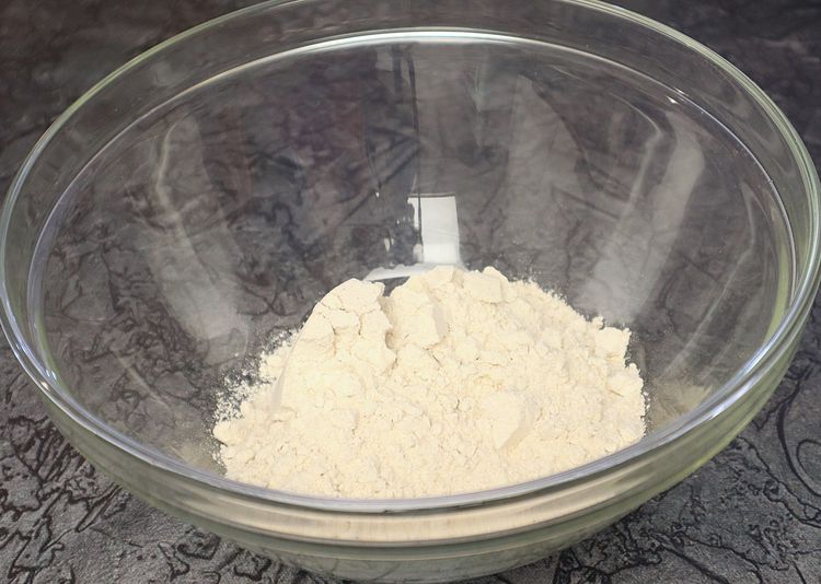 Step 1.1: In a large bowl, take wheat flour, sugar, and salt