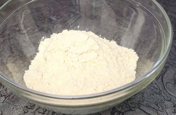 Step 1.3: In a large bowl, take wheat flour, sugar, and salt