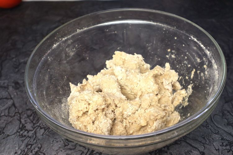 Step 1.1: Knead the dough tight, adding water as required