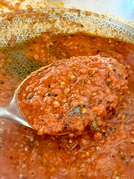 Step 3.2: Mix in the tomato paste