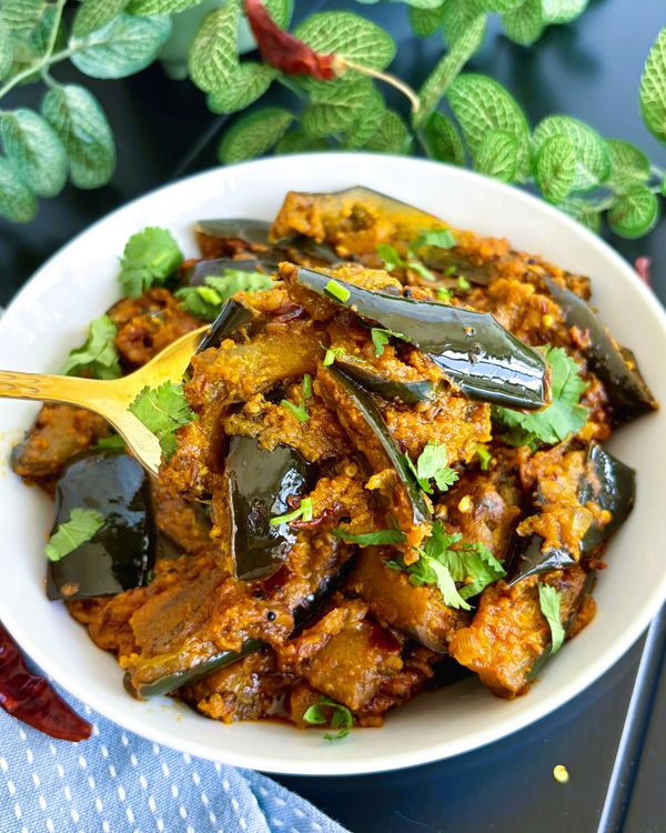 Spicy Baingan Masala (Eggplant Masala)  recipe