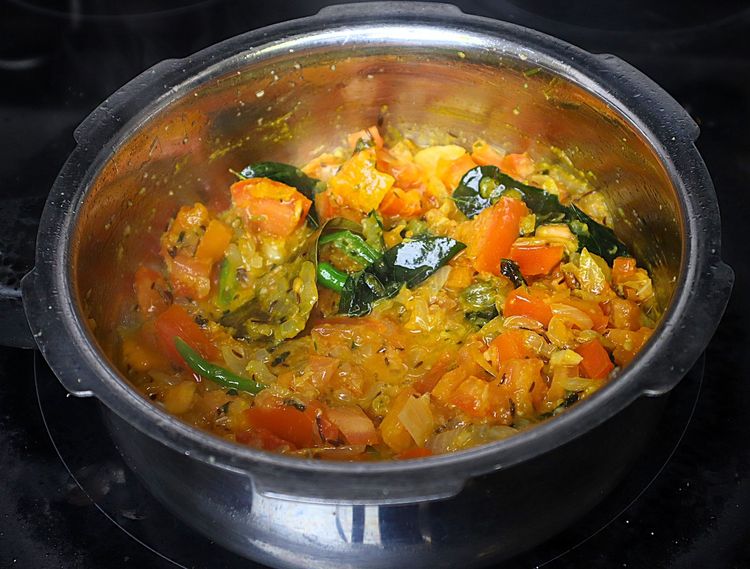 Step 1.3: Add turmeric powder and salt