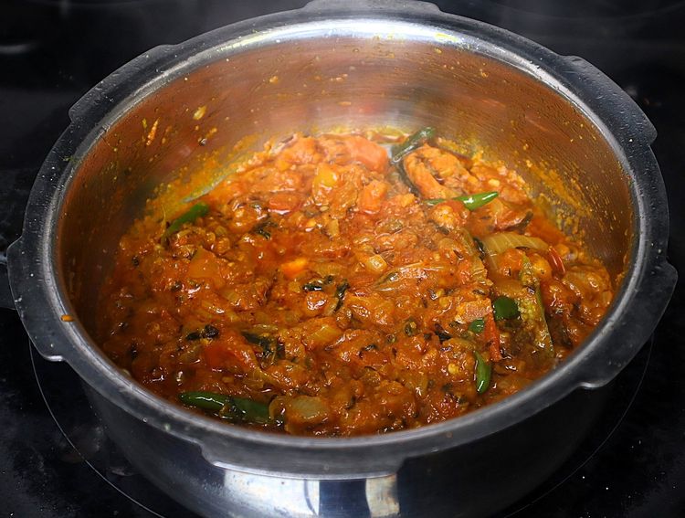 Step 1.8: Add red chilli powder, coriander powder, garam masala powder, and mutton masala powder