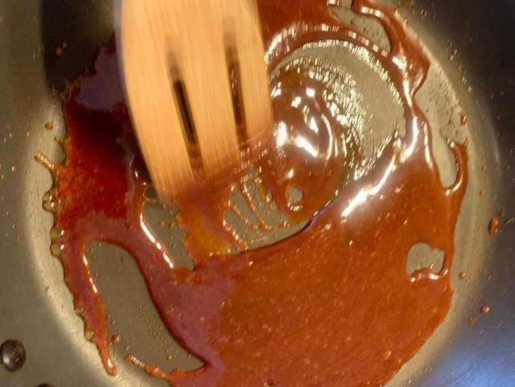 Step 1.2: Add jaggery powder and sesame seeds (if using)